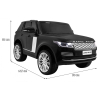 Range Rover HSE 2-osobowe Autko dla dzieci Czarny Suv + Pilot